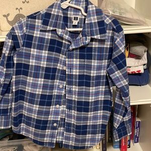 Janie and Jack bottom down cotton shirt for boys size 4